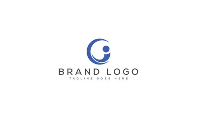 Obraz premium letter CI logo design vector template design for brand.