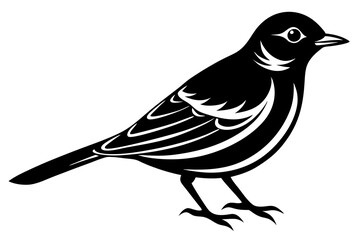  Birds. A flock of flying blue birds. hand drawing. Vector illustration.