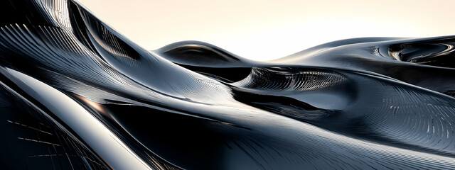 Futuristic Geometric Layers