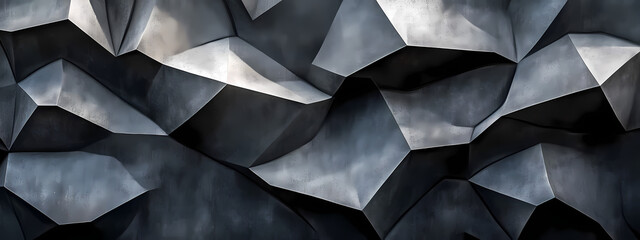 Obraz premium Futuristic Geometric Layers