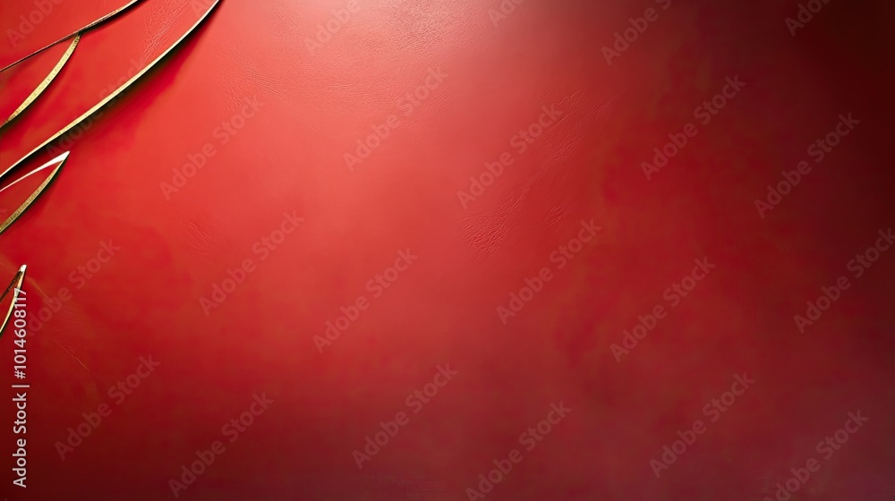 Poster a dark red background with subtle texture and highlights, adding depth and richness to the image.