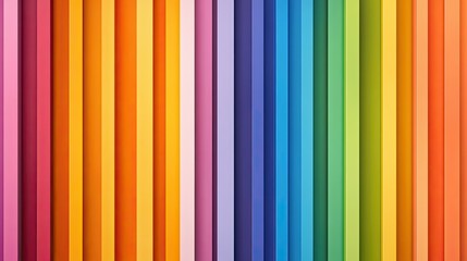 Obraz premium A seamless rainbow pattern background featuring colorful stripes arranged in a repeating pattern, creating a lively and playful visual.