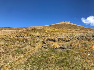 pyrenees nature landscape from the road