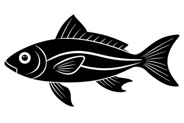 Vector fish vector art, graphics fishs icons set. vintage illustration fish clipart, vector fishs flat style artwork design