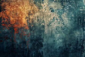 A high-resolution abstract grunge texture background featuring vibrant colors and rough brush strokes, perfect for artistic and creative projects.