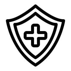 Fototapeta premium Health protection icon
