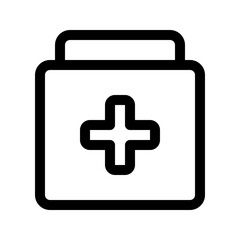 Fototapeta premium Medical box icon