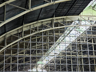 Roof of Train Vintage Station at Roof of Vintage Train Station at Hua Lamphong