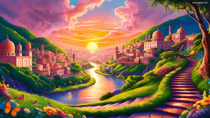 Beauty ful city of landscape