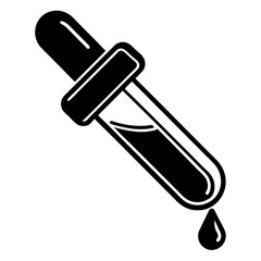 dropper icon with Transparent Background Clipart