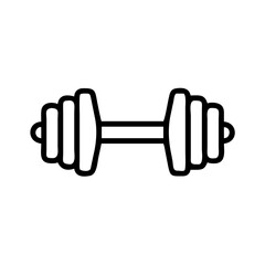 dumbbell isolated on white background