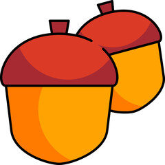 Acorn illustration