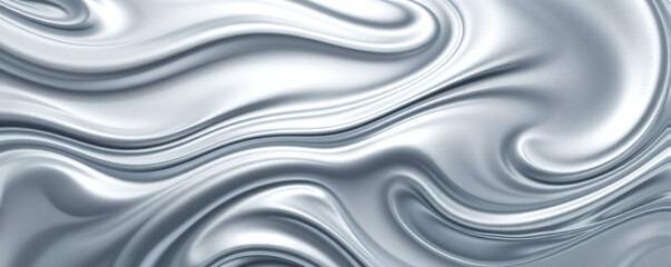Elegant Silver Wave Pattern