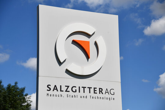 Salzgitter, Lower Saxony, Germany - August 11, 2024: headquarters of Salzgitter AG in Salzgitter, Germany - Salzgitter AG is one of the largest steel producers in Europe