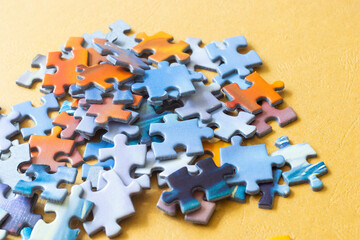 Fototapeta premium Colorful puzzle