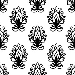 Ikat seamless pattern,