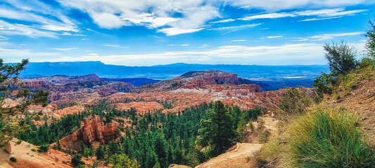 Bryce Canyon. A wonderful place full of colors, unique.