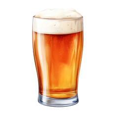 A pint of craft beer pub drink element