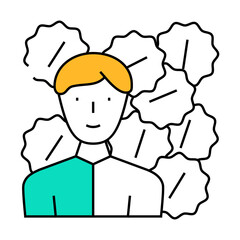 Obraz premium discounts of sales line icon vector. discounts of sales sign. isolated symbol illustration