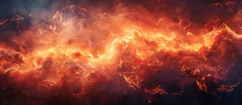 Raging Inferno Intense Flames Engulf the Landscape in a Fiery Blaze of Destruction Depicting the Powerful and Destructive Force of Nature s Wrath as a Catastrophic Wildfire Sweeps Through the Area