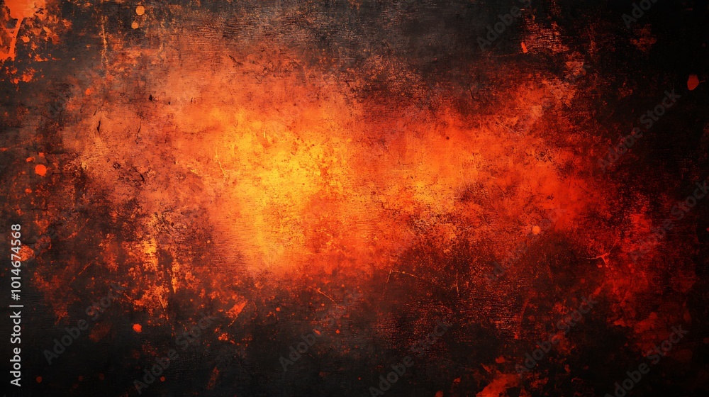 Aufkleber abstract background with orange and red fire and smoke effect.