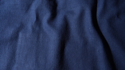 blue fabric texture background with waves