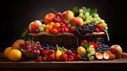 Fresh and Fruity: A Vibrant Display of Produce