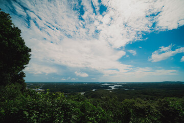 賢島の展望台から見える美しい風景