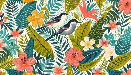 Obraz premium seamless Nature Patterns 