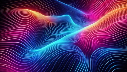 Obraz premium fractal burst background