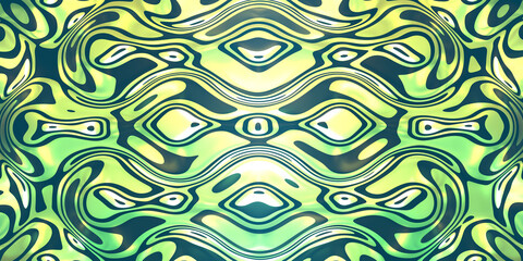 3d background with ornamental bionic texture 