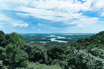 賢島の展望台から見える美しい風景