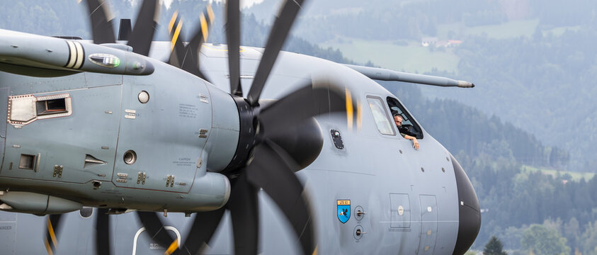 Luftwaffe A400M at airshow in Austria