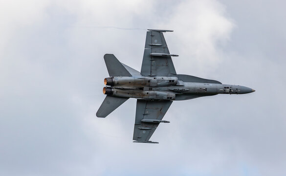 F/A-18 Hornet flypast in Austria