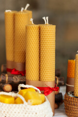 Hand-Rolled Beeswax Candles