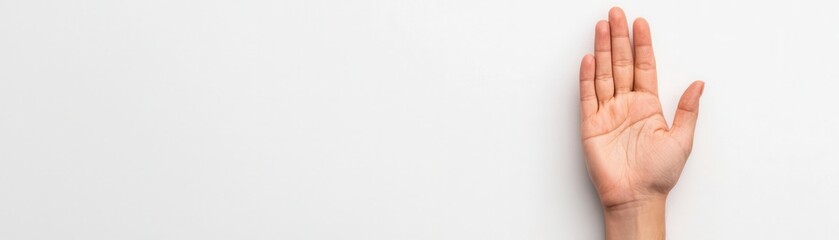 A person making a solemn vow, with a hand raised and a serious expression, vow of promise, commitment