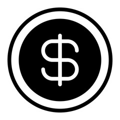 Dollar Sign start up vector icon illustration 