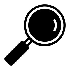 Magnifying Glass start up vector icon illustration 