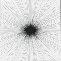 Obraz premium Abstract Black Hole Art 