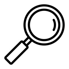 Magnifying Glass start up vector icon illustration 