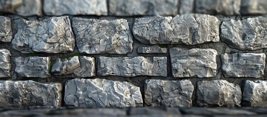 Rugged and Weathered Stone Wall A Timeless Architectural Masterpiece of Strength and Durability  This ancient gritty and craggy stone structure exudes a sense of unwavering resilience