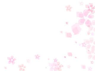 Flower blossom parts romantic vector. Wedding celebration decor.