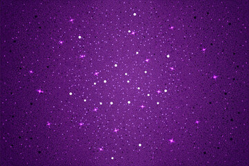 Realistic vector purple background. Shiny purple horizontal backdrop. Shining luxury banner template. 
