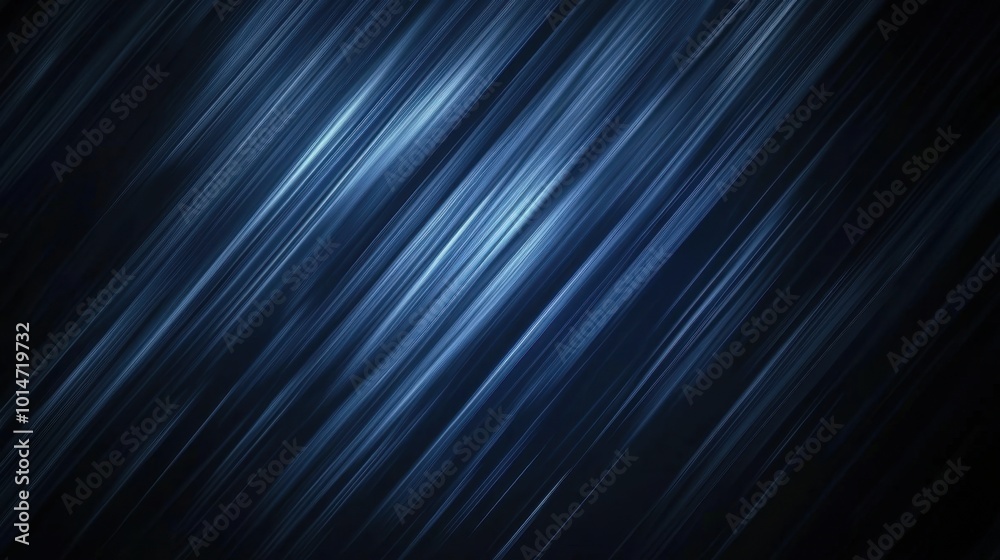 Poster clean and modern abstract background in dark blue with diagonal lines and a central blank space.