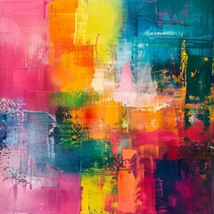 Marketing insights on a colorful abstract canvas.
