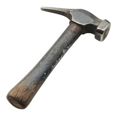 Classic Claw Hammer with Wooden Handle and Metal Head Design.