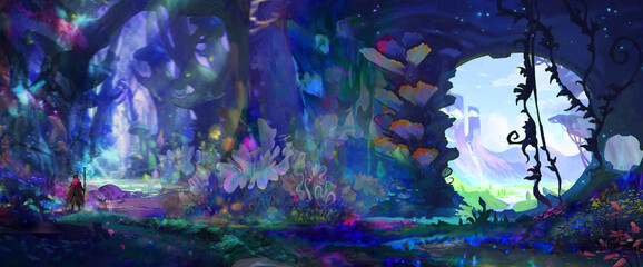 Magic world-concept art © Sylwia