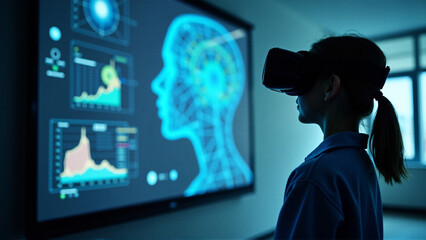 kids learn a new technology such Augmented reality and virtual reality