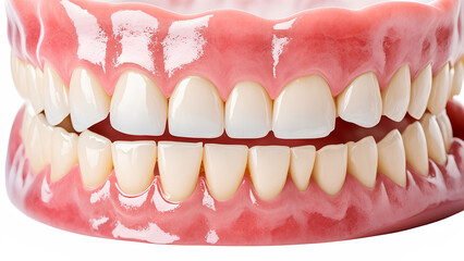 Full Dentures with Gums and Bone for Preservation: Realistic Fake Teeth