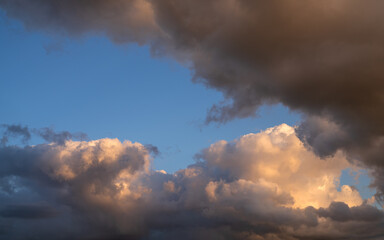 Sky with dramatic clouds